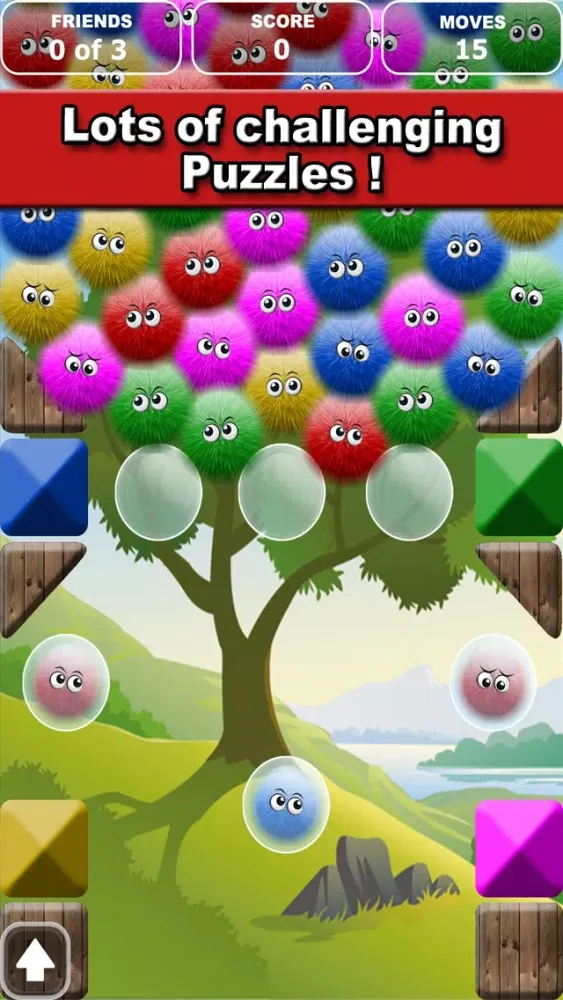 Tangkapan layar Fuzzy Balls
