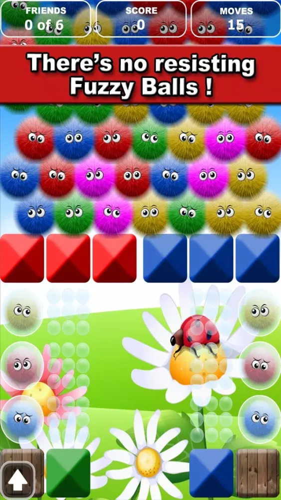 Tangkapan layar Fuzzy Balls