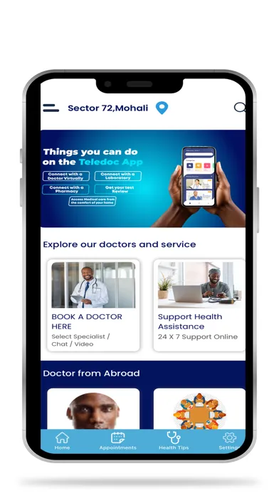 TeleDoc App Screenshots