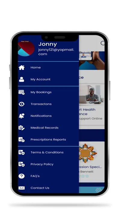 TeleDoc App Screenshots