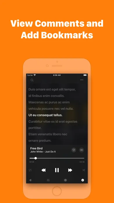Captures d'écran de Evermusic: mp3 music player