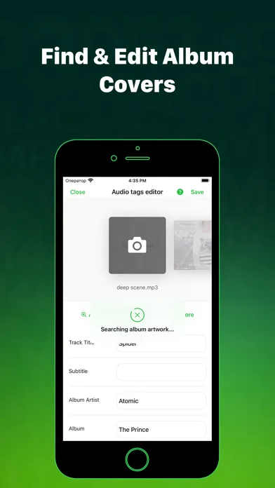 Capturas de tela do Evertag: Music Tag Editor