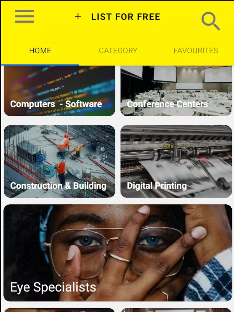 Capturas de pantalla de Zambian Digital Yello Pages iPad 