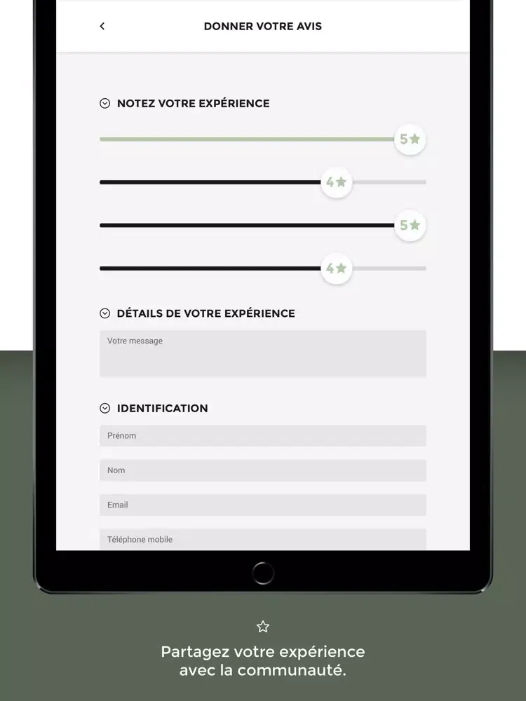 Les Mains de Satine iPad 应用截图