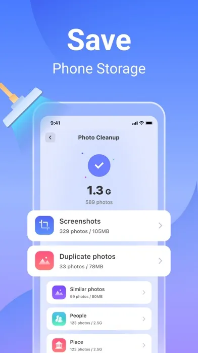 Ảnh chụp màn hình của Cleaner: Cleanup iPhone by AI
