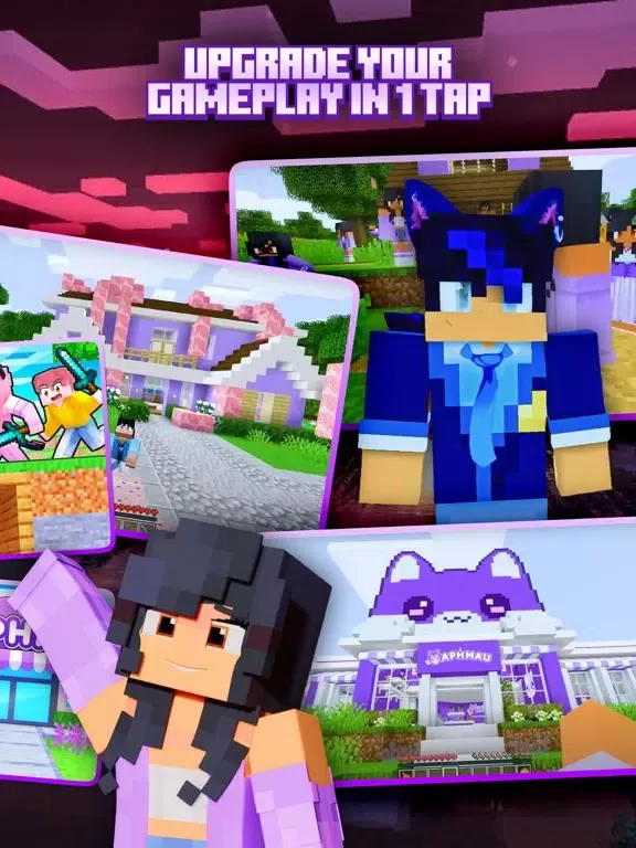 صور Aphmau & Aaron Mods Minecraft iPad 