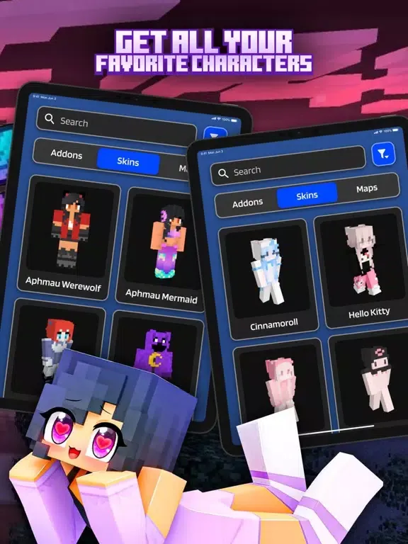 صور Aphmau & Aaron Mods Minecraft iPad 