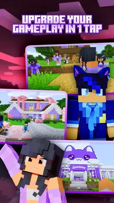 صور Aphmau & Aaron Mods Minecraft