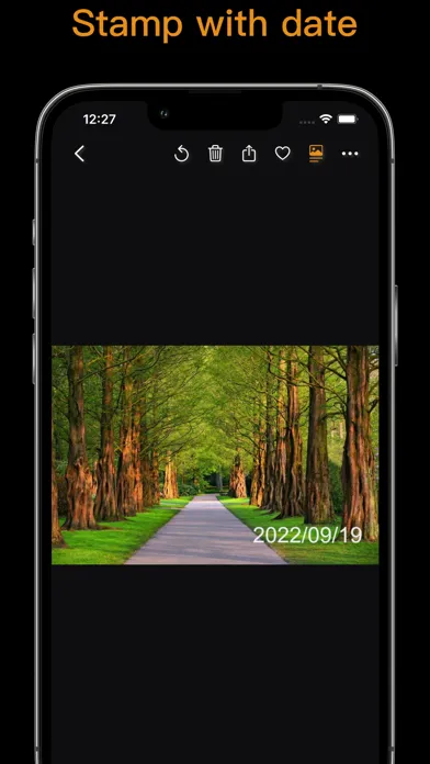 Capturas de tela do Timestamper - Photo Timestamp
