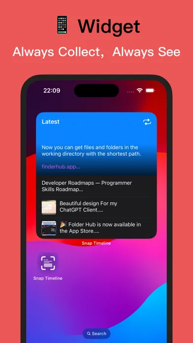 Zrzuty ekranu Snap Timeline - Notes Taking