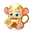 花生猴(Peanut Monkey)动态表情贴纸