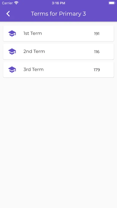 Captures d'écran de Lessonotes