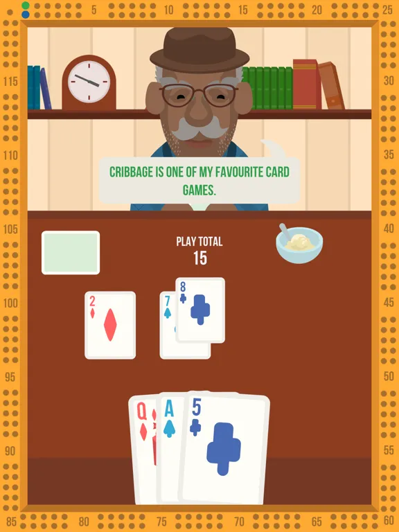 ภาพหน้าจอของ Cribbage With Grandpas iPad 