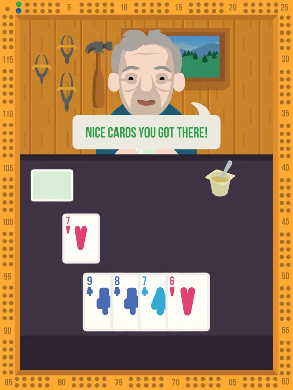ภาพหน้าจอของ Cribbage With Grandpas iPad 