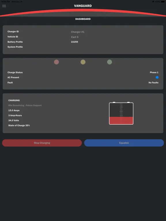 Tangkapan layar Vanguard Lithium iPad 
