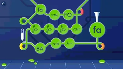 Montessori French Syllables - learn to read French words in a fun lab setting Screenshots