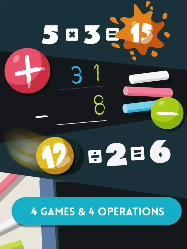 Montessori Math Challenge, calculate faster! iPad  স্ক্রিনশট