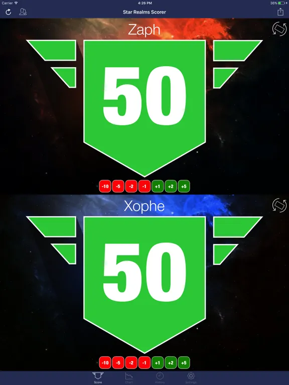 Star Realms Scorer iPad  سکرین شاٹس