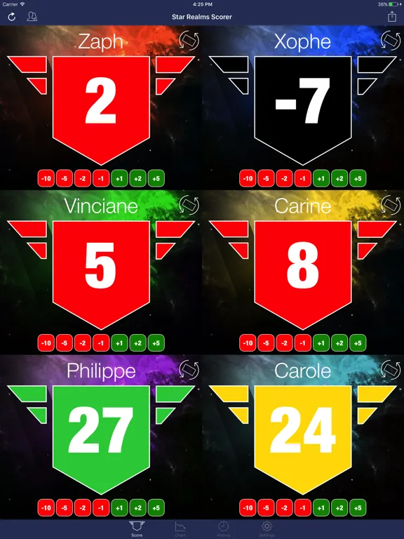 Star Realms Scorer iPad  سکرین شاٹس