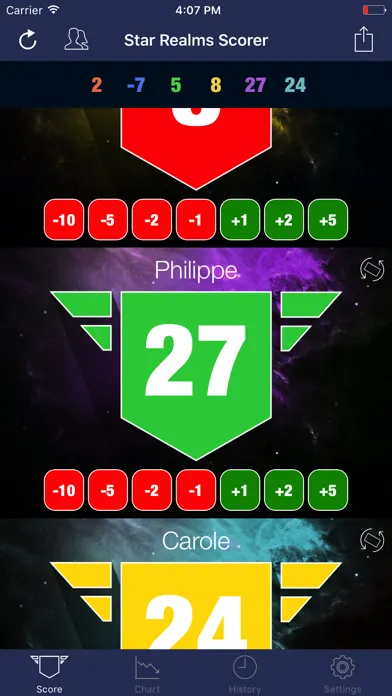 Star Realms Scorer سکرین شاٹس