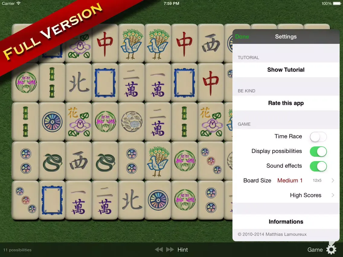 Zen Twins Lite iPad  スクリーンショット