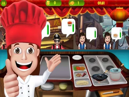 Capturas de tela do Cooking Chef Rescue Kitchen Star Master - Restaurant Management . iPad 