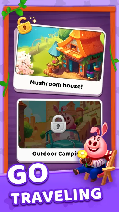Capturas de tela do Match Piggy 3D