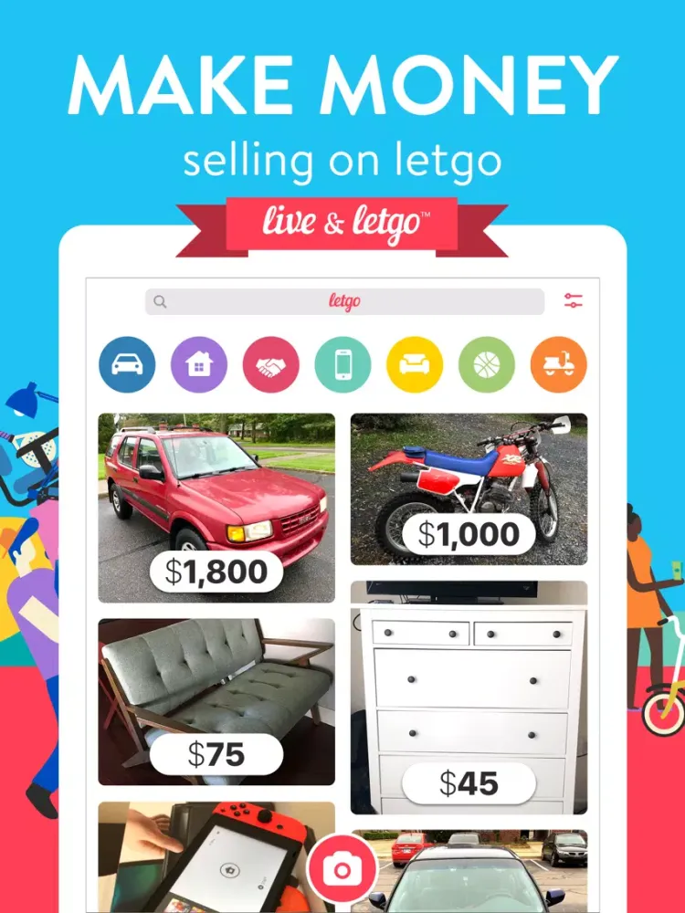 Capturas de pantalla de letgo: Sell & Buy Used Stuff iPad 