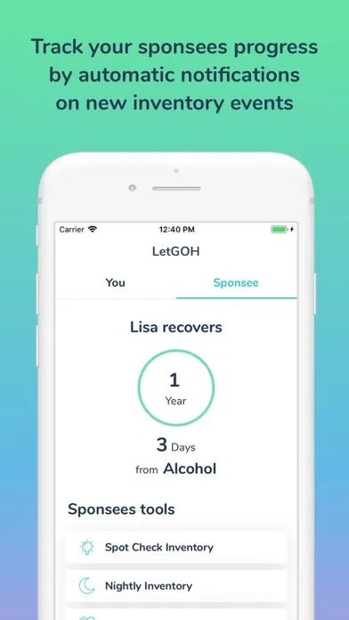 LetGOH - Addiction Recovery应用截图