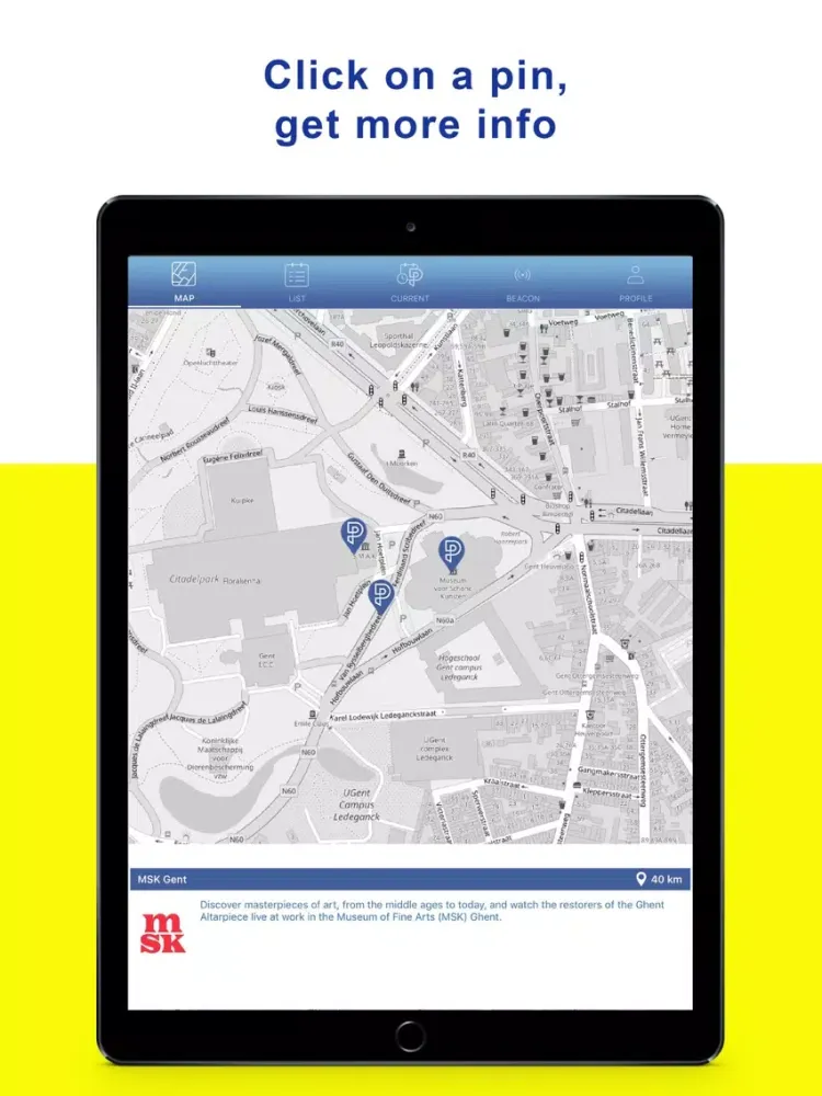 ภาพหน้าจอของ Pieter Paul Guide iPad 