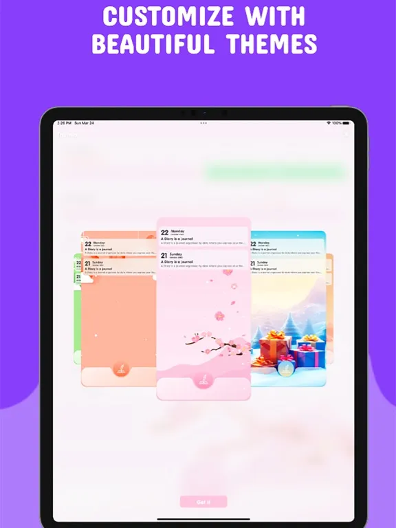 تصاویر Secret Diary - Diary with Lock iPad 