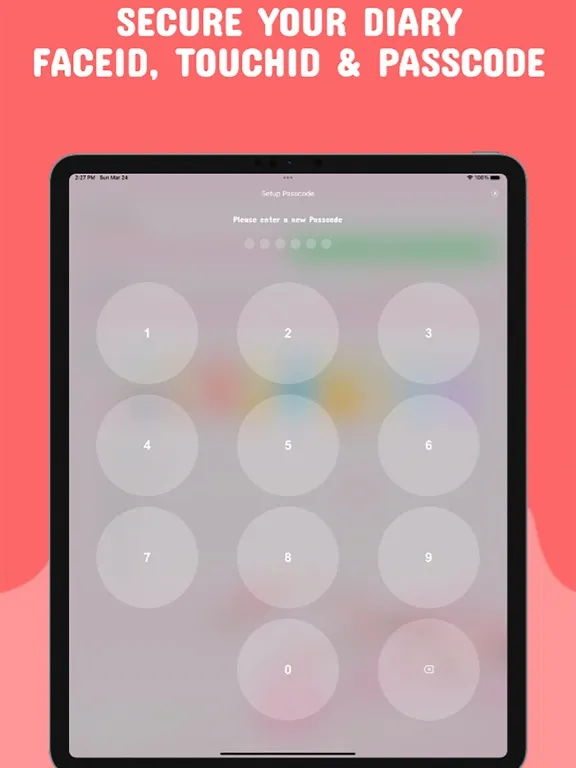 تصاویر Secret Diary - Diary with Lock iPad 