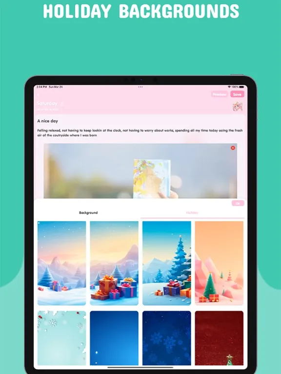 تصاویر Secret Diary - Diary with Lock iPad 