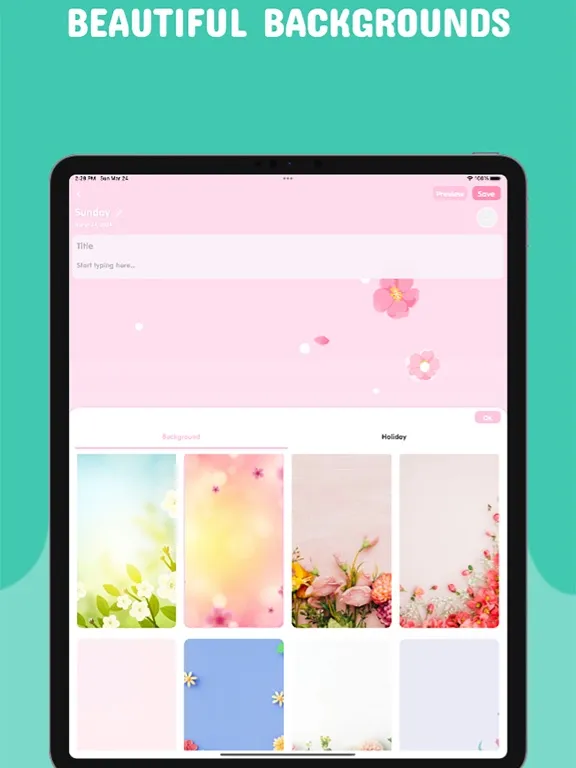 تصاویر Secret Diary - Diary with Lock iPad 