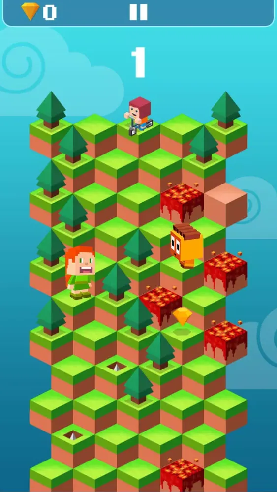 Hill Climb Down - Hop Down Challenge Screenshots