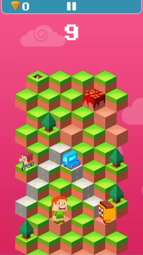 Hill Climb Down - Hop Down Challenge Screenshots