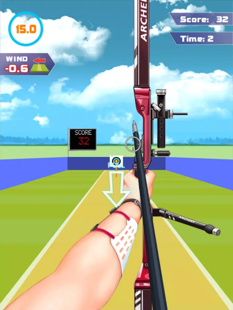 ภาพหน้าจอของ Queens Archery - Super Archery 3D Free iPad 
