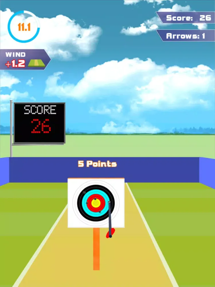 ภาพหน้าจอของ Queens Archery - Super Archery 3D Free iPad 