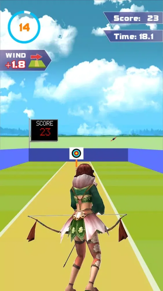 ภาพหน้าจอของ Queens Archery - Super Archery 3D Free