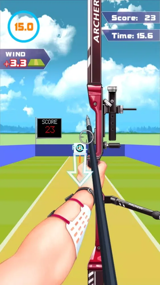 ภาพหน้าจอของ Queens Archery - Super Archery 3D Free