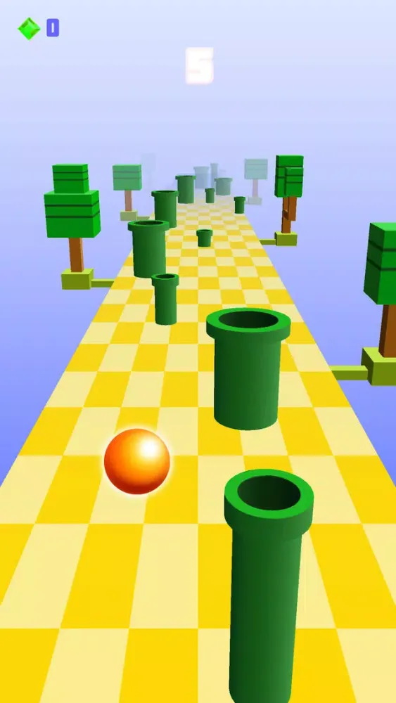 Zrzuty ekranu Smashy Sky Road : Endless Roll The Ball
