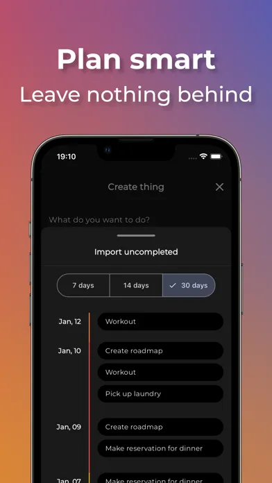 Zrzuty ekranu Rocket 135: To-Do List & Tasks