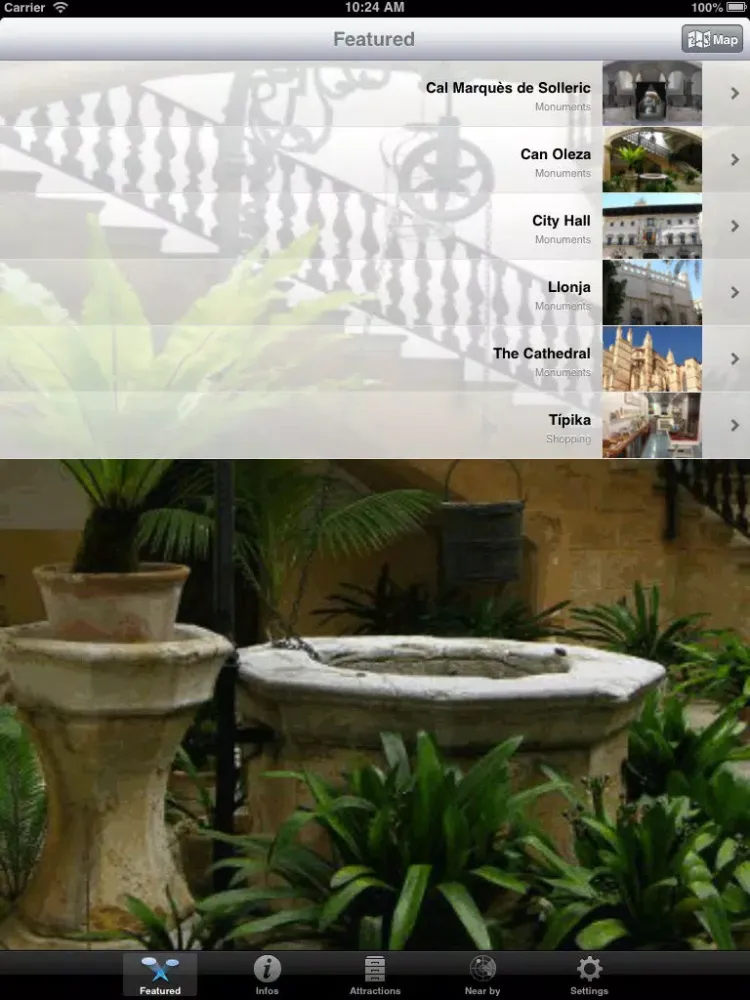Tangkapan layar Mallorca Rutes: Palma iPad 