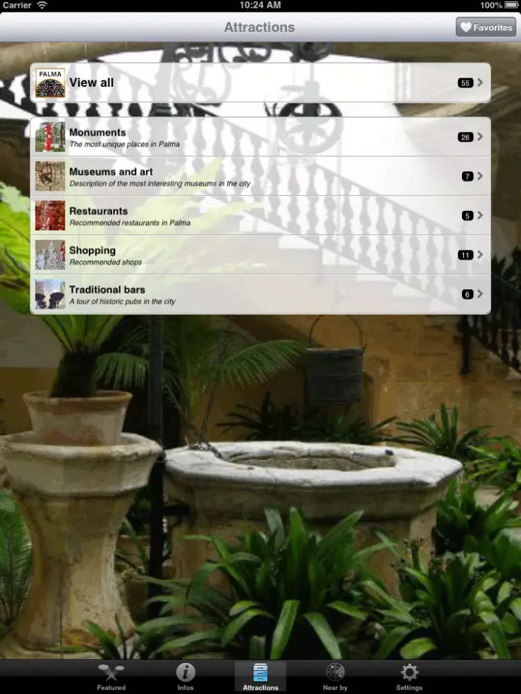 Tangkapan layar Mallorca Rutes: Palma iPad 