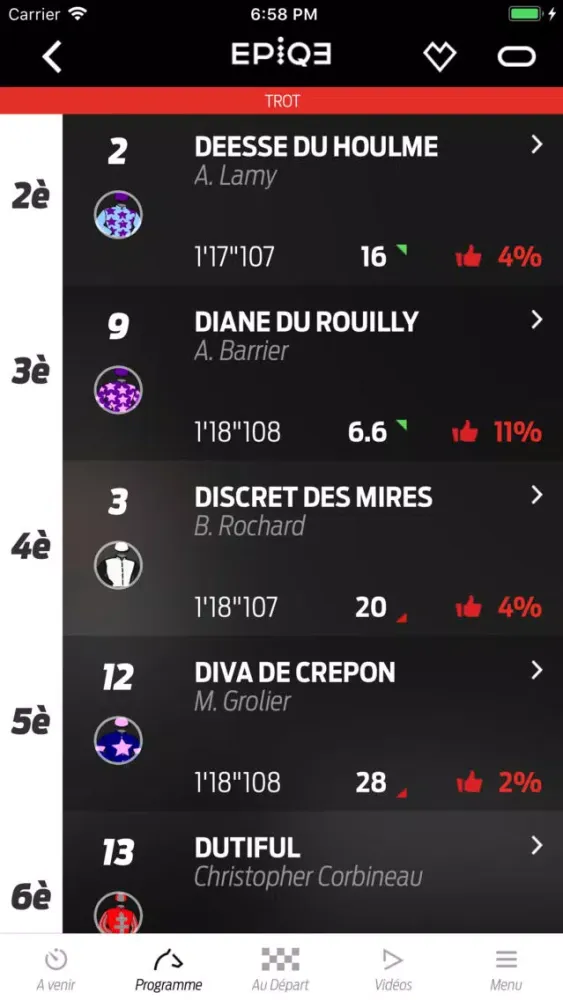 EpiqE Hippodrome Connecté Screenshots