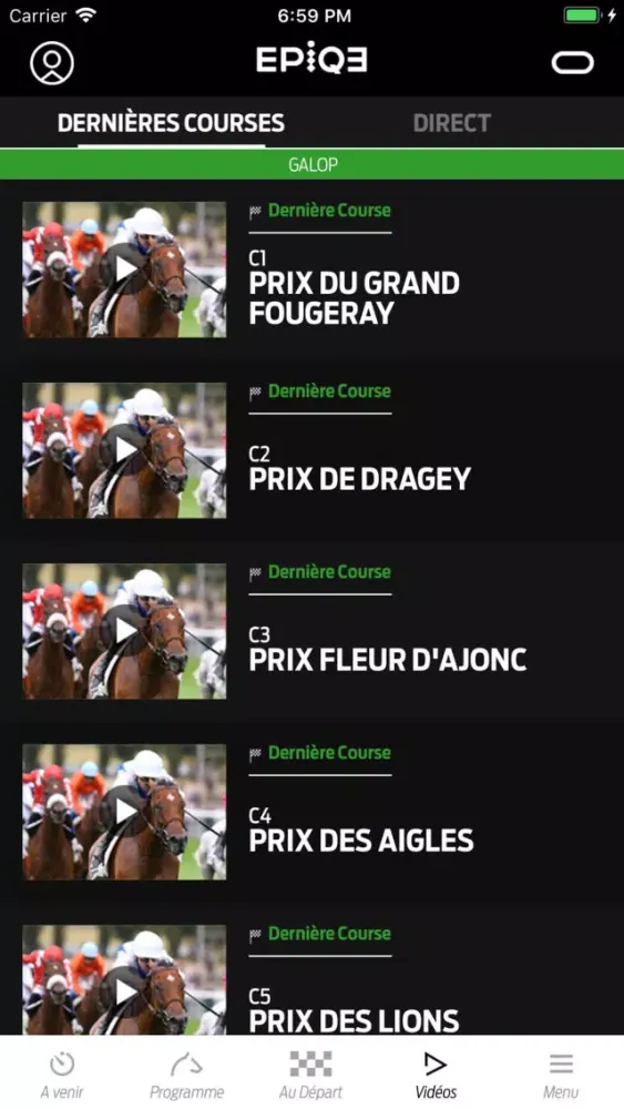 EpiqE Hippodrome Connecté Screenshots