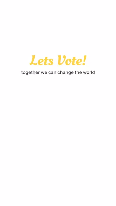 Capturas de tela do Let's Vote Together
