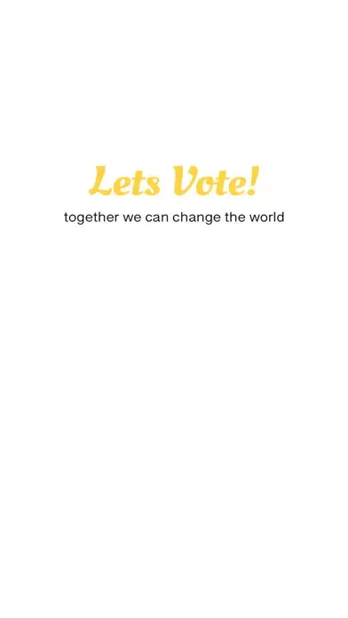Let's Vote Together スクリーンショット