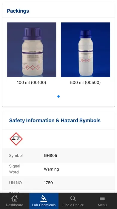 Zrzuty ekranu Loba Chemie