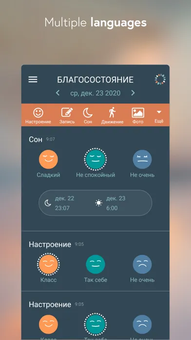 Скриншоты BeWell: Wellbeing Tracker